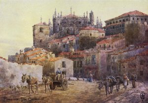Northern Spain: Plasencia, The Town Walls and Cathedral by Edgar T. A. Wigram