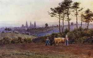 Northern Spain: Santiago de Compostela, From the Lugo Road by Edgar T. A. Wigram