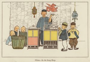 China, in the soup shop by Edith Farmiloe