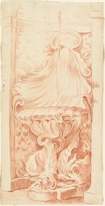 Design for Fountain in Niche by Edmé Bouchardon