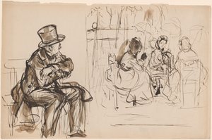Scene at a Paris Cafe