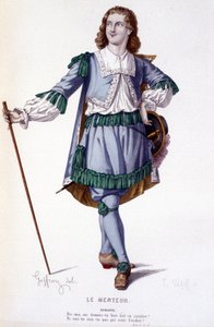 The character Dorante in the comedy Le Menteur (Collection of plays by Corneille)