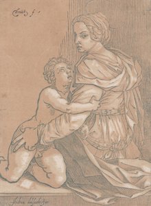 Virgin and Child by Edmond Douet