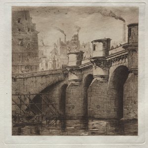 The Pont Neuf by Edmond Gosselin