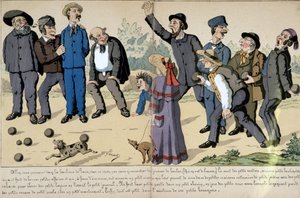 Small Bourgeois Playing Balls - Social Cartoon by Lavrate