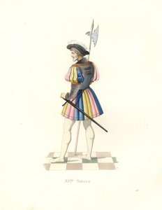 Bodyguard to Francis I by Edmond Lechevallier Chevignard