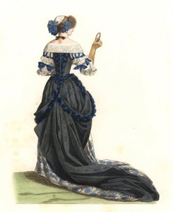 French Woman in Town Dress, French Nobility
