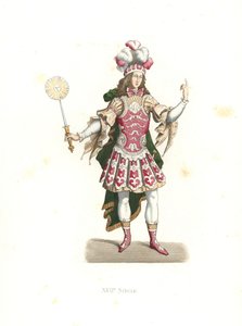 Louis XIV, the Sun King, in Ballet Costume by Edmond Lechevallier Chevignard