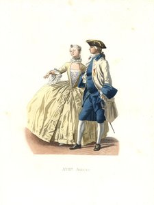 Officer and Lady of Quality, France