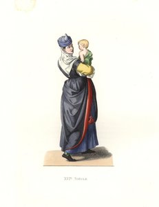 Woman from Bayonne by Edmond Lechevallier Chevignard