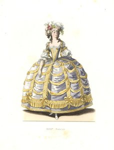 Woman in ball gown