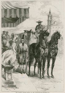 The London Season - going to the drawing room by Edmond Morin