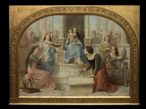 The Virgin Inspiring the Arts