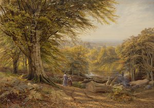 The Charcoal Burners near Weybridge, Surrey, 1870