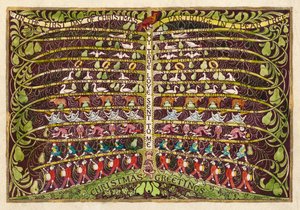 On the first day of Christmas, c.1935 by Edmund Hunter
