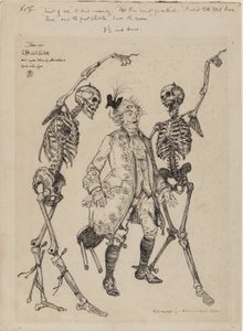 Old Bones must go outside, 1900 by Edmund Joseph Sullivan