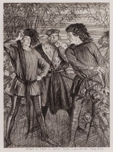 The First Part of King Henry VI, Act II, Scene 4 by Edmund Joseph Sullivan