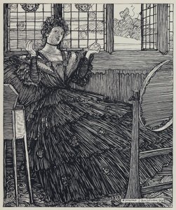 Illustration for A Dream of Fair Women and Other Poems by Edmund Joseph after Sullivan
