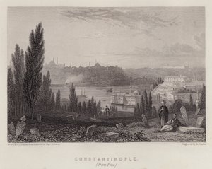 Constantinople, from Pera by Edmund Thomas (after) Parris