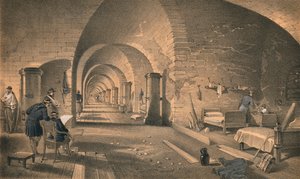 Interior of Fort Nicholas by Edmund Walker