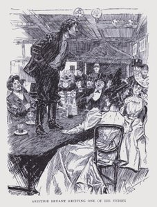 Bohemian Paris: Aristide Bruant Reciting One of His Verses