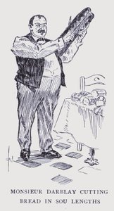 Bohemian Paris: Monsieur Darblay Cutting Bread in Sou Lengths