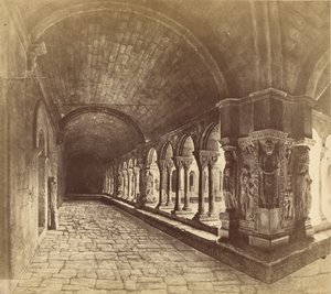 Arles. Cloister of St. Trophime by Édouard Baldus