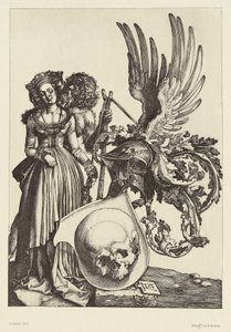 Coat of Arms with a Skull by Albrecht Dürer by Édouard Baldus