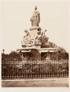 Nîmes, Fountain by Édouard Baldus