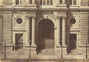 The Ground Floor of the Pavillon Turgot, Louvre, Paris by Édouard Baldus