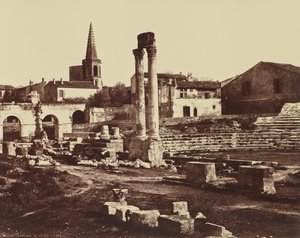 Roman Theatre in Arles by Édouard Baldus
