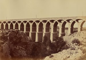 Viaduct of St Chamas by Édouard Baldus