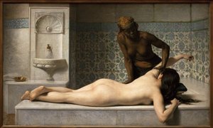 The massage by Edouard Debat Ponsan