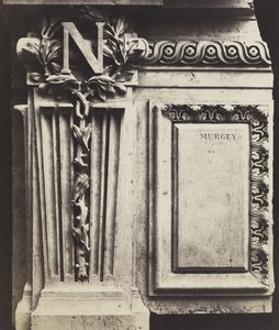 Decorative Element, New Louvre by Edouard Denis Baldus
