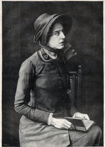 Miss Kate Booth, Marshal of the Salvation Army (Engraving by Navellier in The Illustrous Diary, 1891) by Edouard Felicien Eugene Navellier