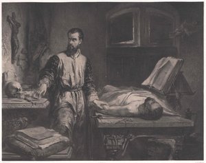 Andreas Vesalius by Edouard Jean Conrad (after) Hamman