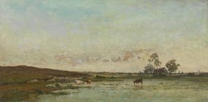 Fen in the Kempen by Edouard Jules Joseph Huberti