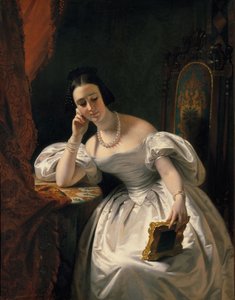 Young Girl with a Portrait, 1840