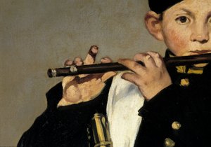 A flute player (Detail)