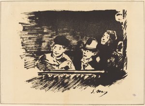 In the Balcony by Édouard Manet