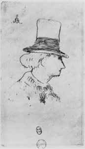 Baudelaire with Hat