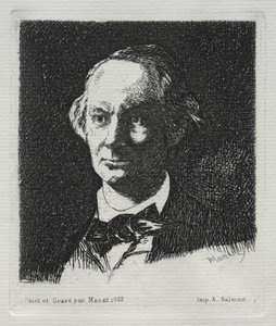 Charles Baudelaire by Édouard Manet