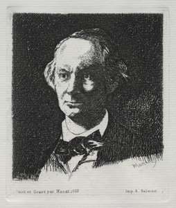 Charles Baudelaire by Édouard Manet