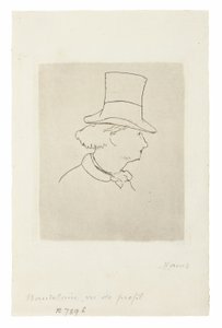 Charles Baudelaire, In Profile II