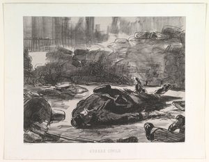 Civil War by Édouard Manet