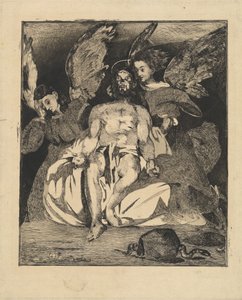 Dead Christ with Angels by Édouard Manet