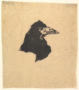 Design for the Poster and Cover for The Raven by Edgar Allan Poe by Édouard Manet