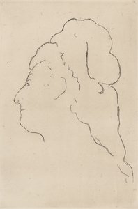 Eva Gonzales, Profile Turned to the Left