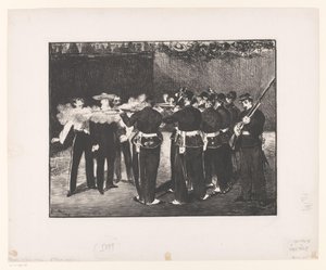 Execution of Emperor Maximilian by Édouard Manet