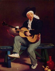 The Spanish Singer by Édouard Manet